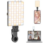 TONEOF Portable SelfieLight,Rechargable 60 LED Phone