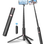 TONEOF 67" Cell Phone Selfie StickTripod,Smartphone Tripod Stand